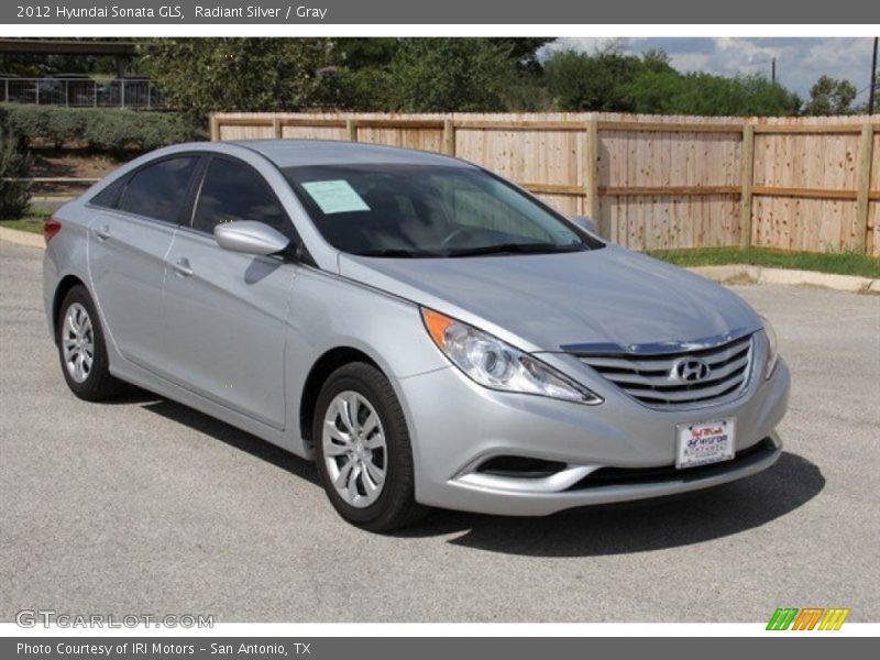 Radiant Silver / Gray 2012 Hyundai Sonata GLS