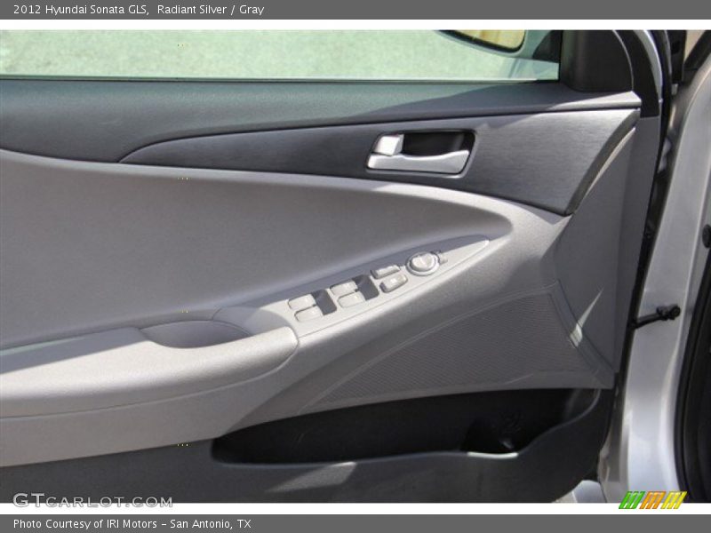 Radiant Silver / Gray 2012 Hyundai Sonata GLS