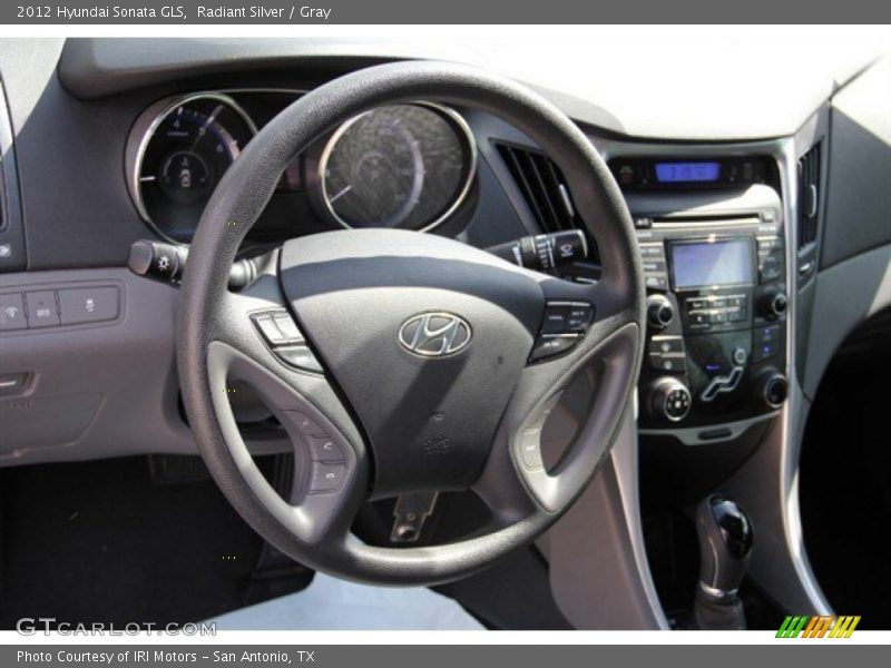Radiant Silver / Gray 2012 Hyundai Sonata GLS