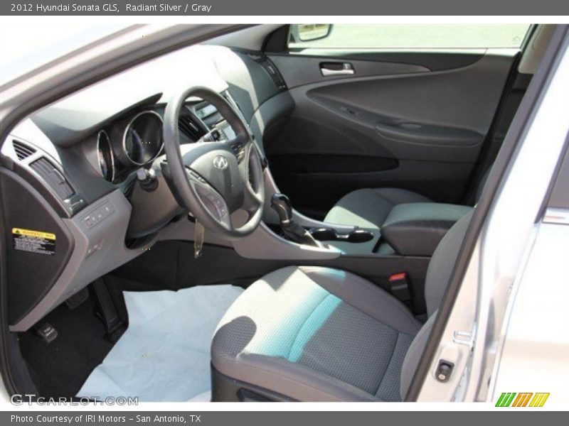 Radiant Silver / Gray 2012 Hyundai Sonata GLS