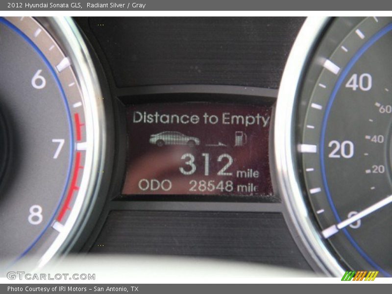 Radiant Silver / Gray 2012 Hyundai Sonata GLS