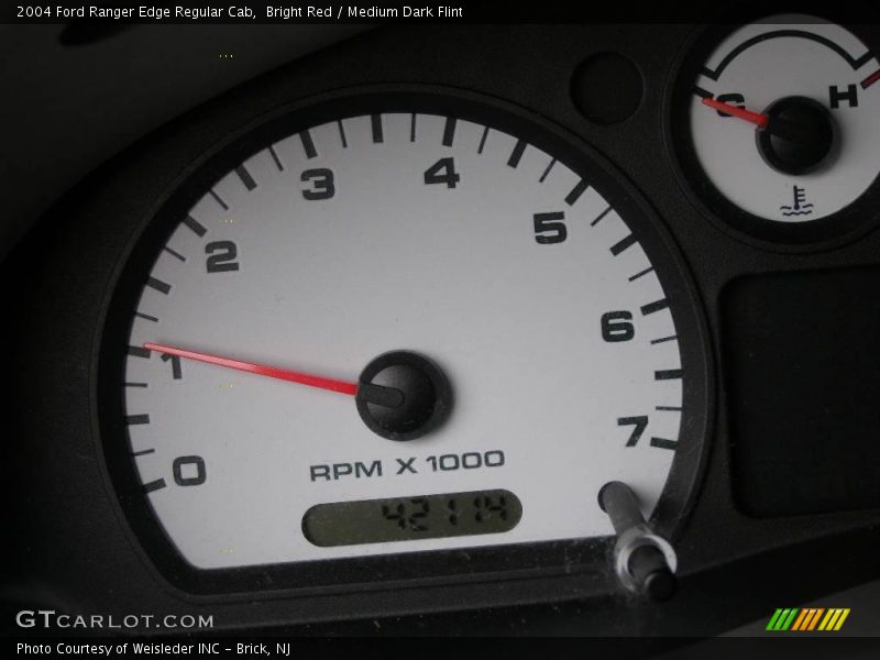 Bright Red / Medium Dark Flint 2004 Ford Ranger Edge Regular Cab