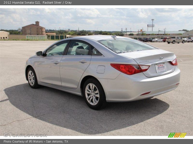 Radiant Silver / Gray 2012 Hyundai Sonata GLS