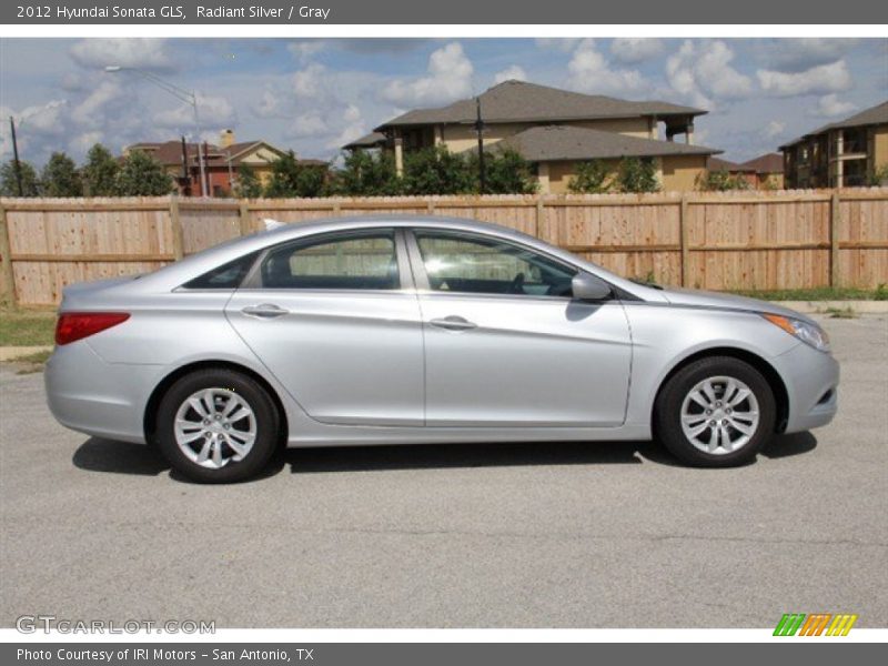 Radiant Silver / Gray 2012 Hyundai Sonata GLS