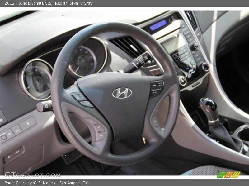Radiant Silver / Gray 2012 Hyundai Sonata GLS