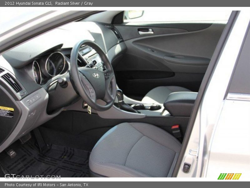 Radiant Silver / Gray 2012 Hyundai Sonata GLS