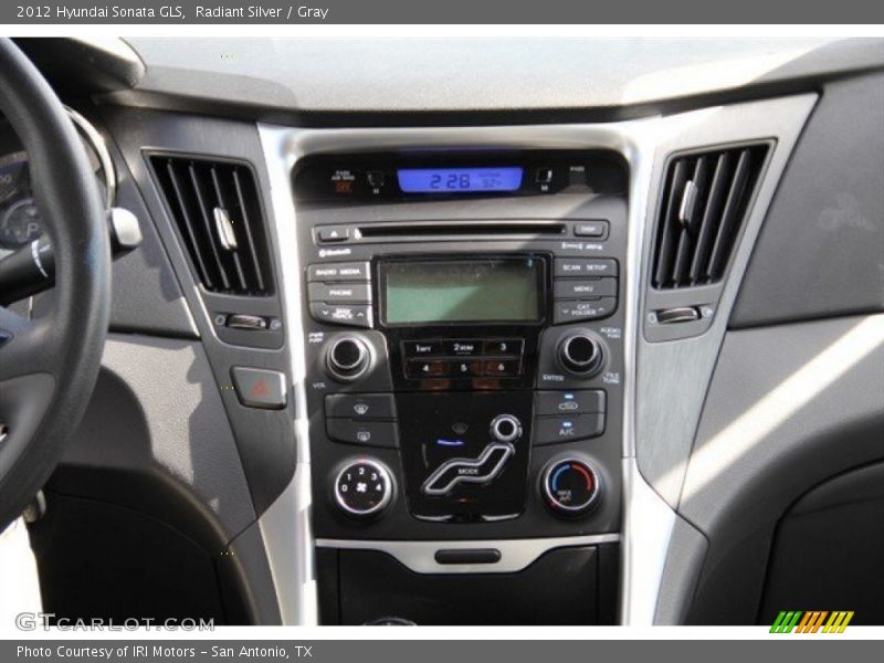 Radiant Silver / Gray 2012 Hyundai Sonata GLS