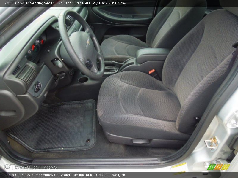 Brilliant Silver Metallic / Dark Slate Gray 2005 Chrysler Sebring Sedan