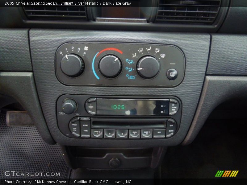 Controls of 2005 Sebring Sedan