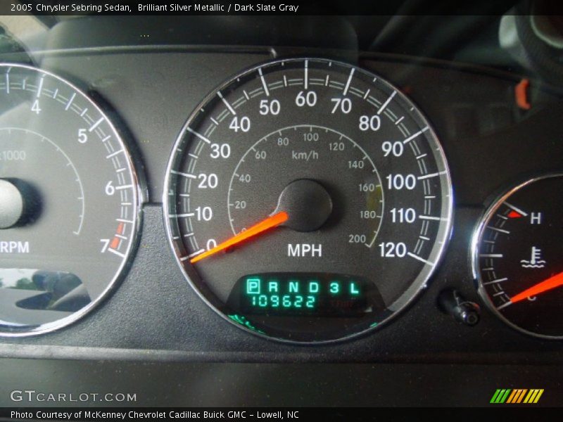 Brilliant Silver Metallic / Dark Slate Gray 2005 Chrysler Sebring Sedan