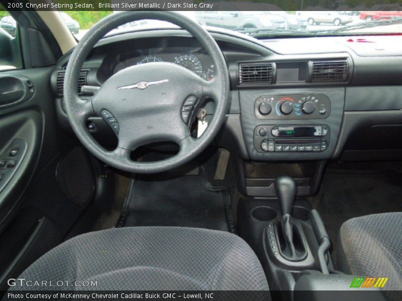 Brilliant Silver Metallic / Dark Slate Gray 2005 Chrysler Sebring Sedan