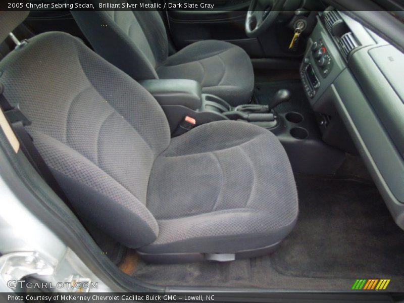 Brilliant Silver Metallic / Dark Slate Gray 2005 Chrysler Sebring Sedan