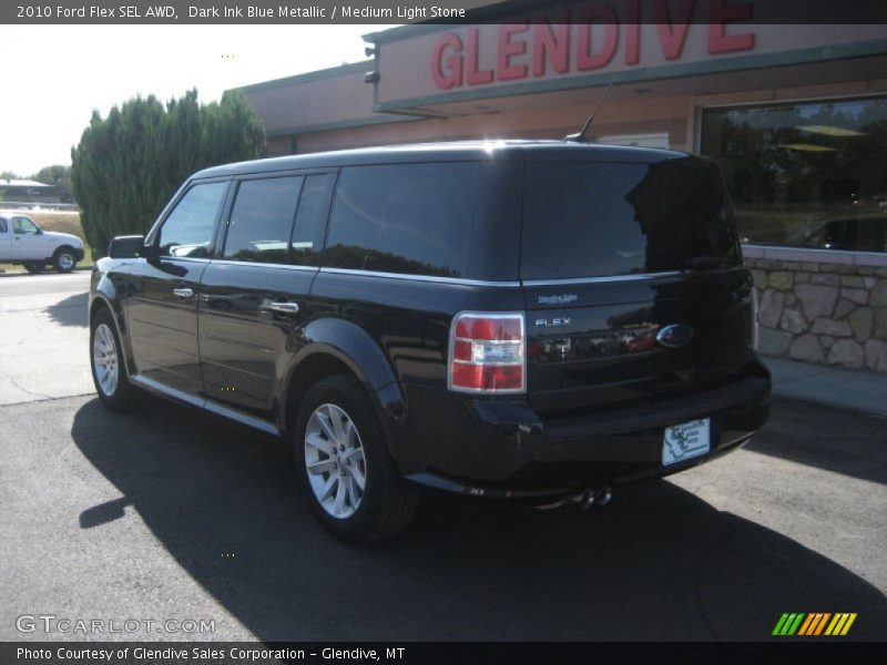 Dark Ink Blue Metallic / Medium Light Stone 2010 Ford Flex SEL AWD