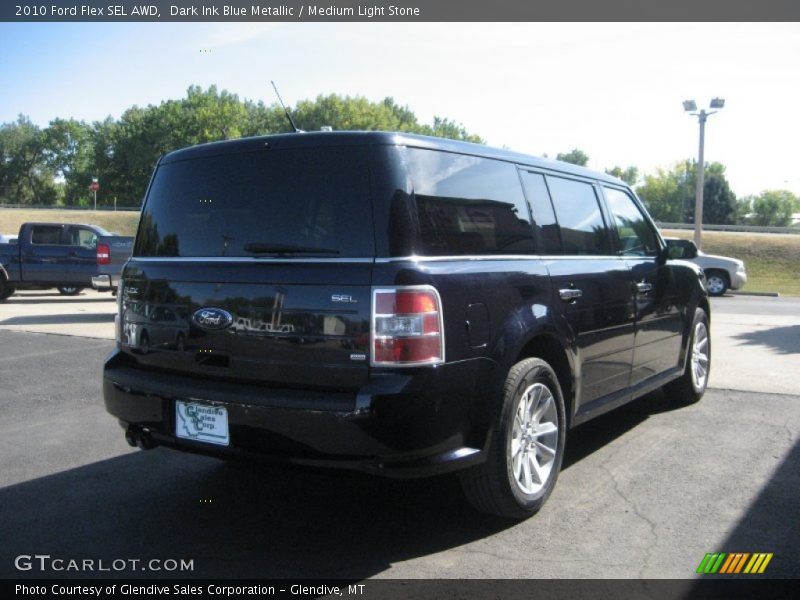 Dark Ink Blue Metallic / Medium Light Stone 2010 Ford Flex SEL AWD