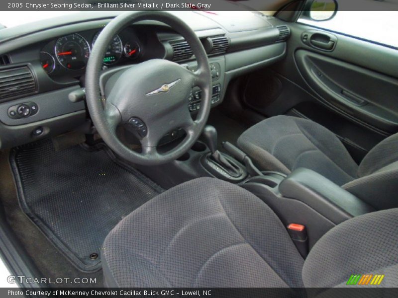 Dark Slate Gray Interior - 2005 Sebring Sedan 