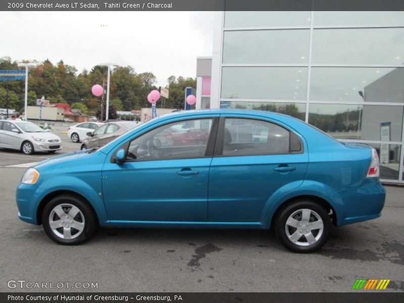 Tahiti Green / Charcoal 2009 Chevrolet Aveo LT Sedan
