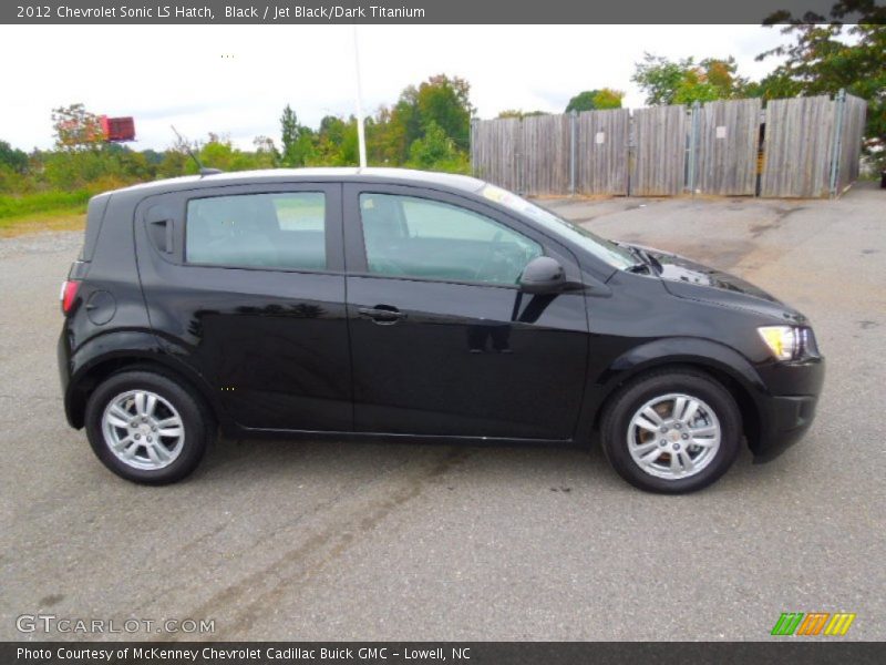 Black / Jet Black/Dark Titanium 2012 Chevrolet Sonic LS Hatch
