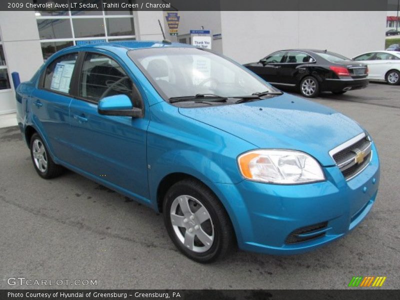Tahiti Green / Charcoal 2009 Chevrolet Aveo LT Sedan