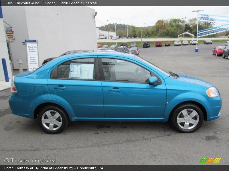 Tahiti Green / Charcoal 2009 Chevrolet Aveo LT Sedan