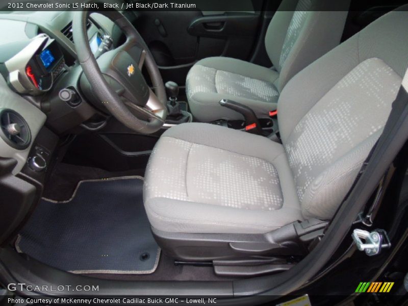 Black / Jet Black/Dark Titanium 2012 Chevrolet Sonic LS Hatch
