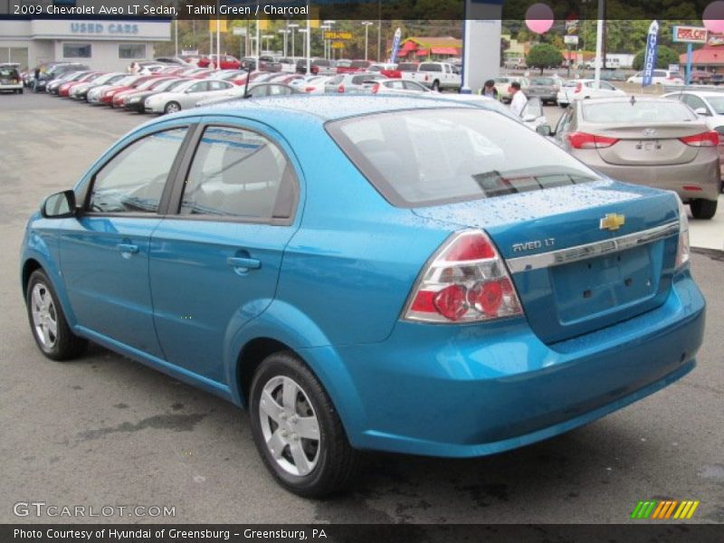 Tahiti Green / Charcoal 2009 Chevrolet Aveo LT Sedan