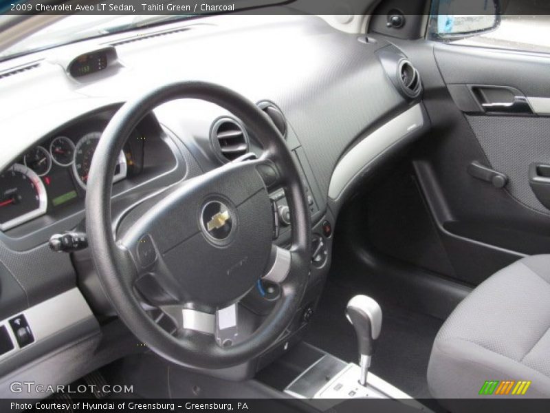 Tahiti Green / Charcoal 2009 Chevrolet Aveo LT Sedan