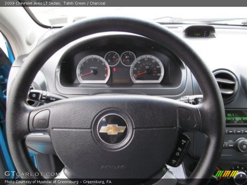 Tahiti Green / Charcoal 2009 Chevrolet Aveo LT Sedan
