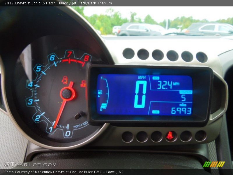 Black / Jet Black/Dark Titanium 2012 Chevrolet Sonic LS Hatch