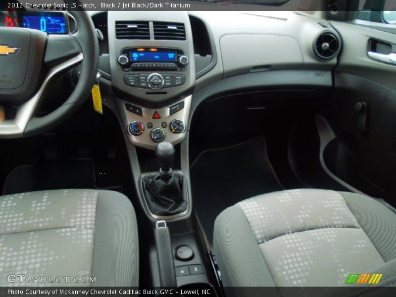 Black / Jet Black/Dark Titanium 2012 Chevrolet Sonic LS Hatch