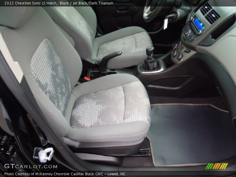 Black / Jet Black/Dark Titanium 2012 Chevrolet Sonic LS Hatch