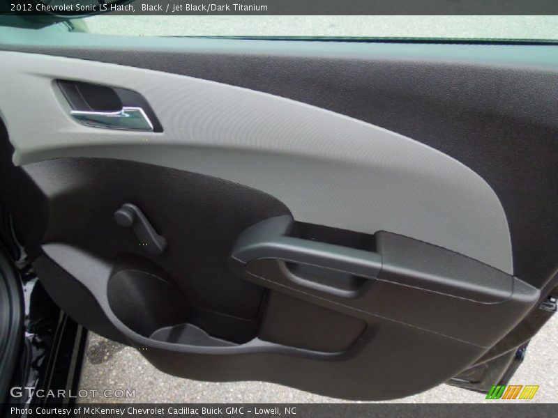 Black / Jet Black/Dark Titanium 2012 Chevrolet Sonic LS Hatch