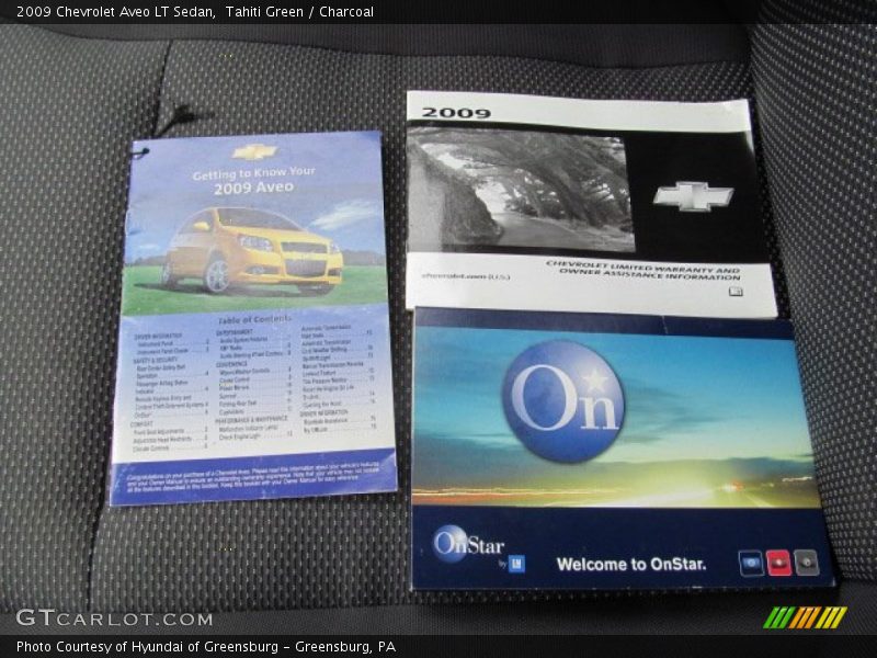 Tahiti Green / Charcoal 2009 Chevrolet Aveo LT Sedan