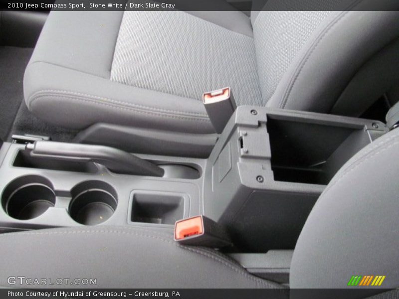 Stone White / Dark Slate Gray 2010 Jeep Compass Sport