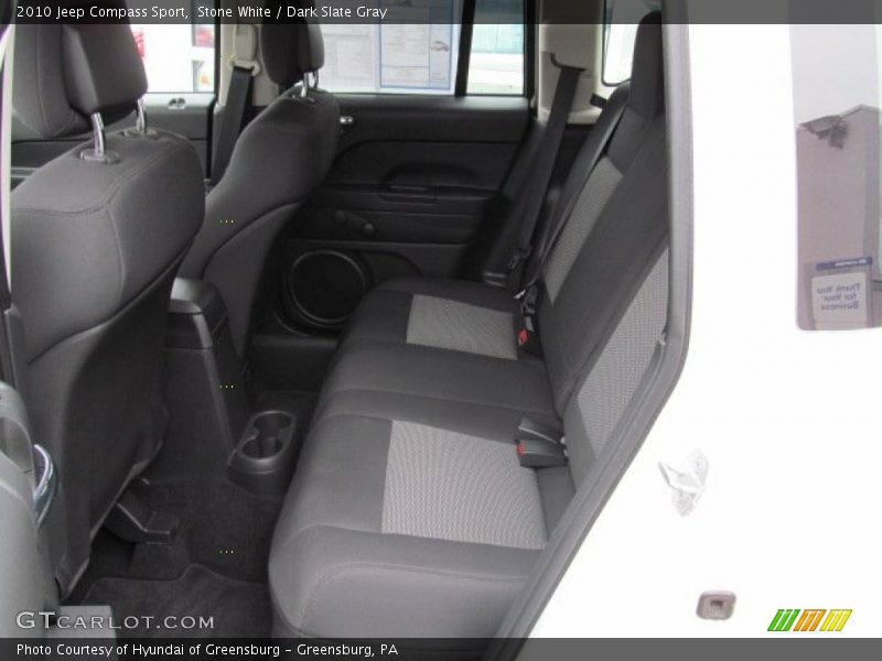 Stone White / Dark Slate Gray 2010 Jeep Compass Sport