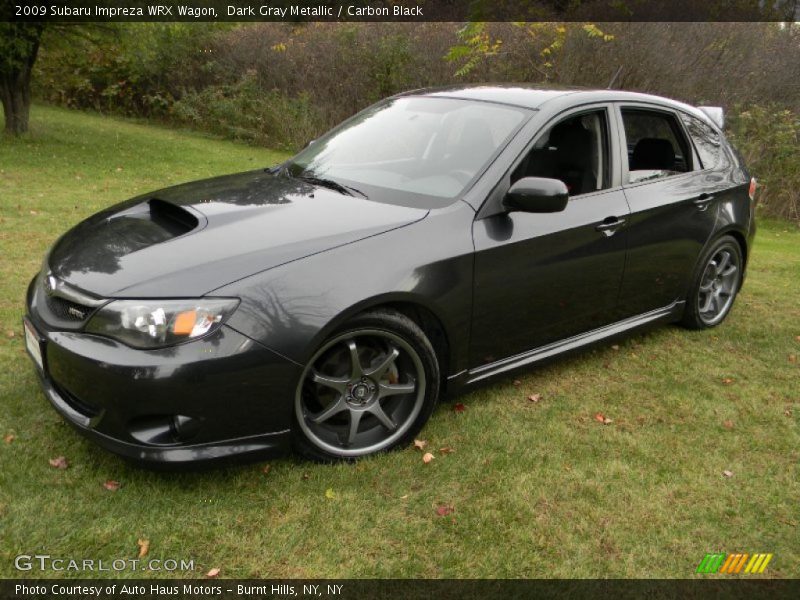 Dark Gray Metallic / Carbon Black 2009 Subaru Impreza WRX Wagon