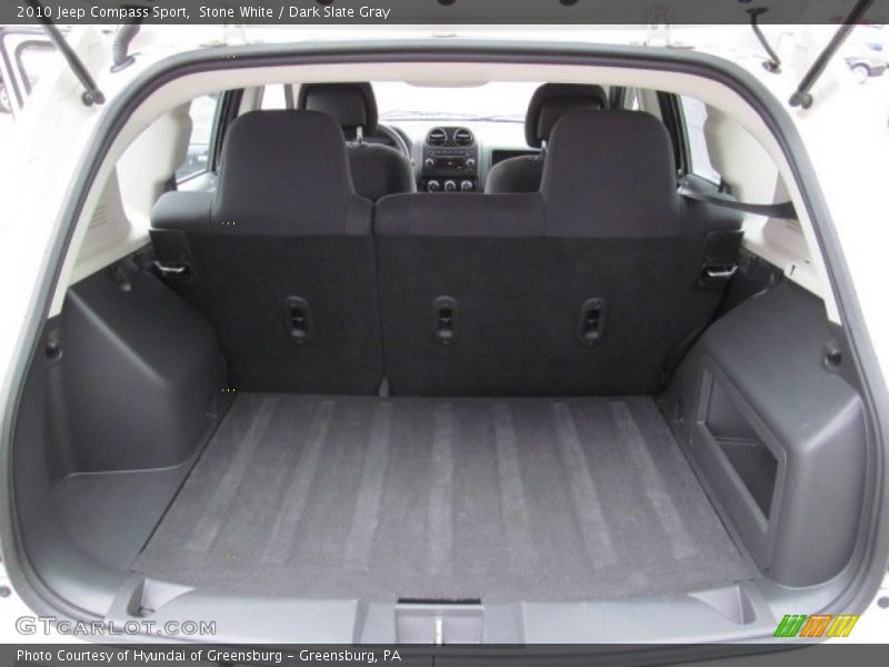 Stone White / Dark Slate Gray 2010 Jeep Compass Sport