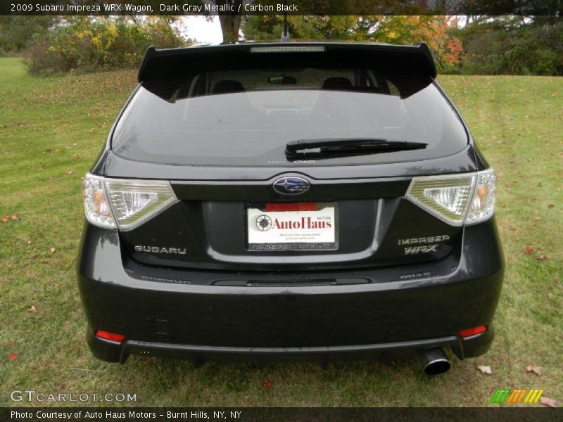 Dark Gray Metallic / Carbon Black 2009 Subaru Impreza WRX Wagon