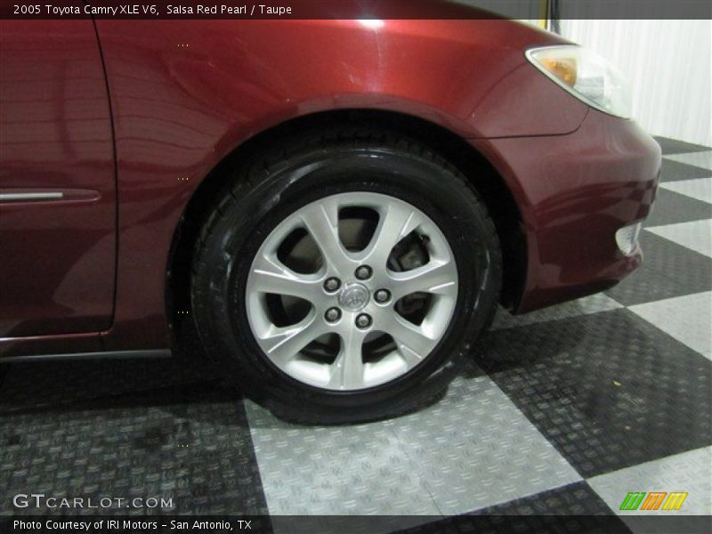 Salsa Red Pearl / Taupe 2005 Toyota Camry XLE V6
