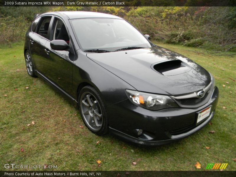 Dark Gray Metallic / Carbon Black 2009 Subaru Impreza WRX Wagon