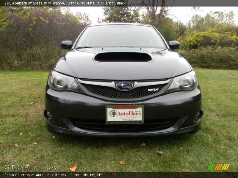 Dark Gray Metallic / Carbon Black 2009 Subaru Impreza WRX Wagon