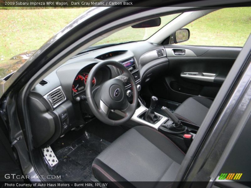 Carbon Black Interior - 2009 Impreza WRX Wagon 