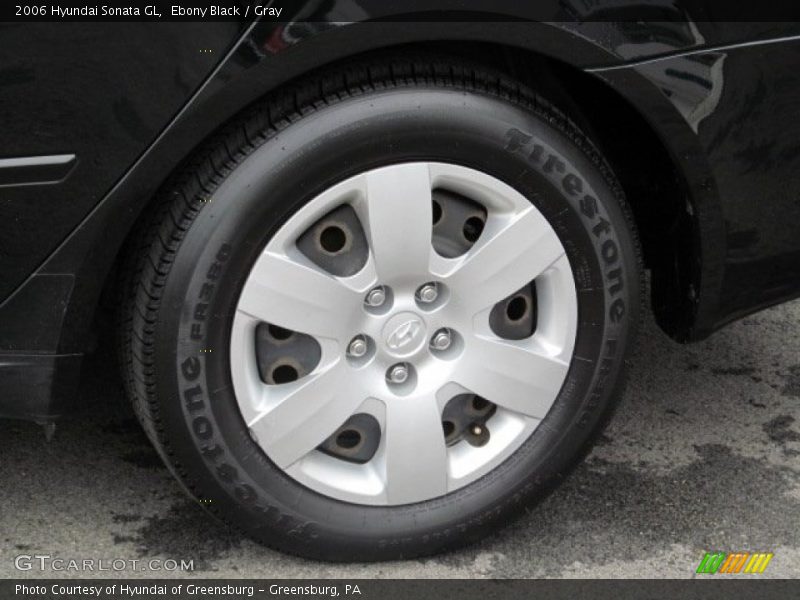 Ebony Black / Gray 2006 Hyundai Sonata GL