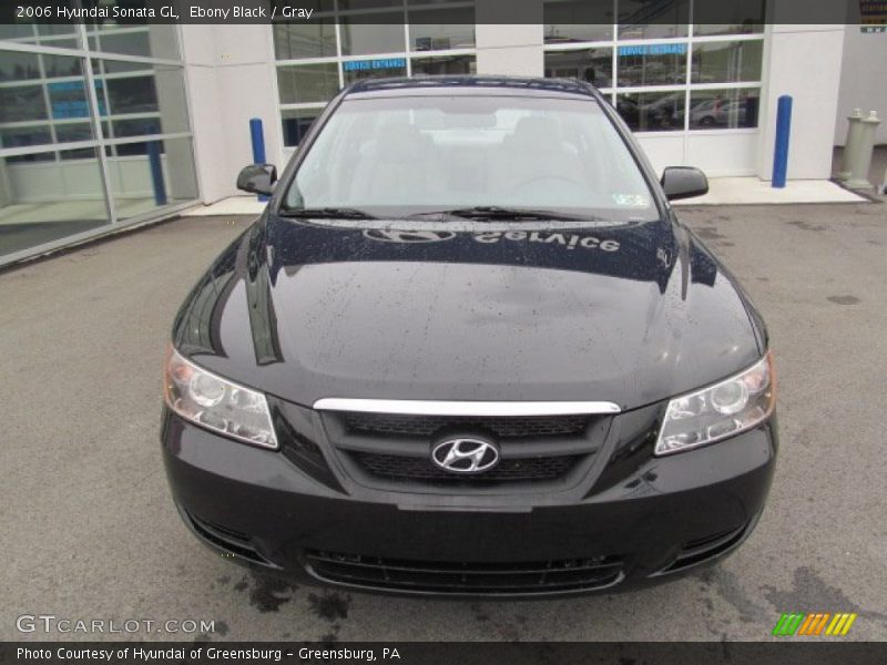 Ebony Black / Gray 2006 Hyundai Sonata GL