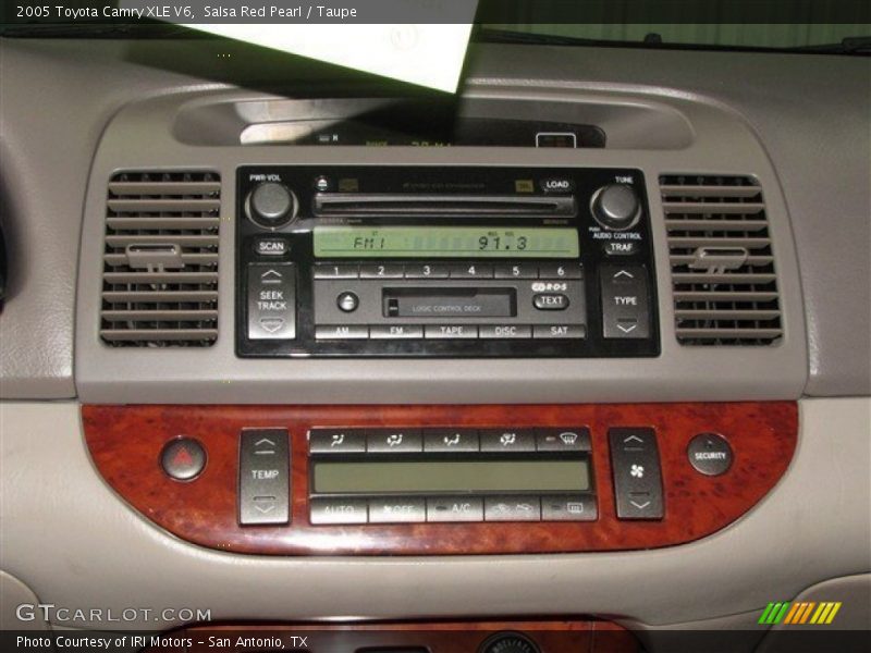 Salsa Red Pearl / Taupe 2005 Toyota Camry XLE V6