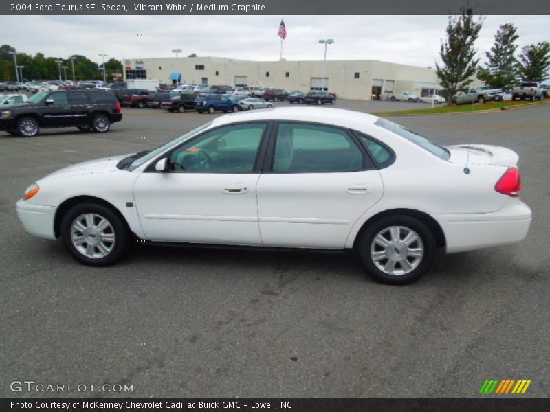 Vibrant White / Medium Graphite 2004 Ford Taurus SEL Sedan