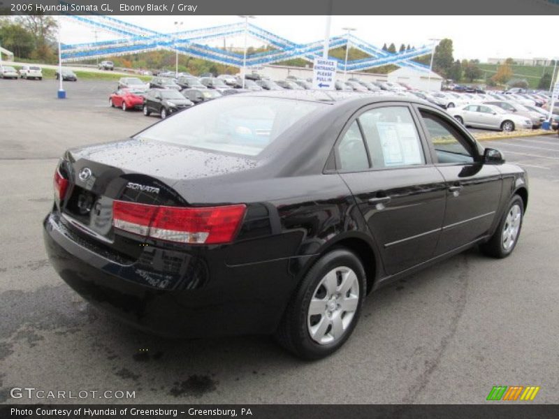 Ebony Black / Gray 2006 Hyundai Sonata GL