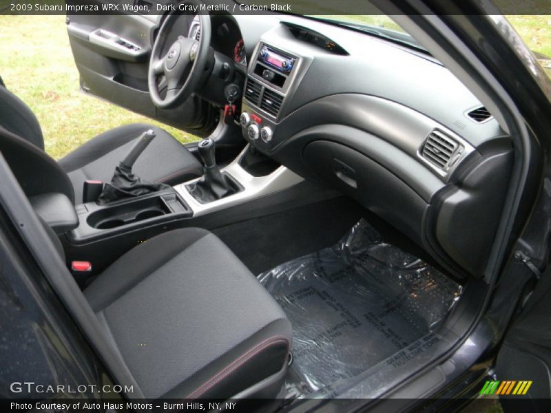  2009 Impreza WRX Wagon Carbon Black Interior