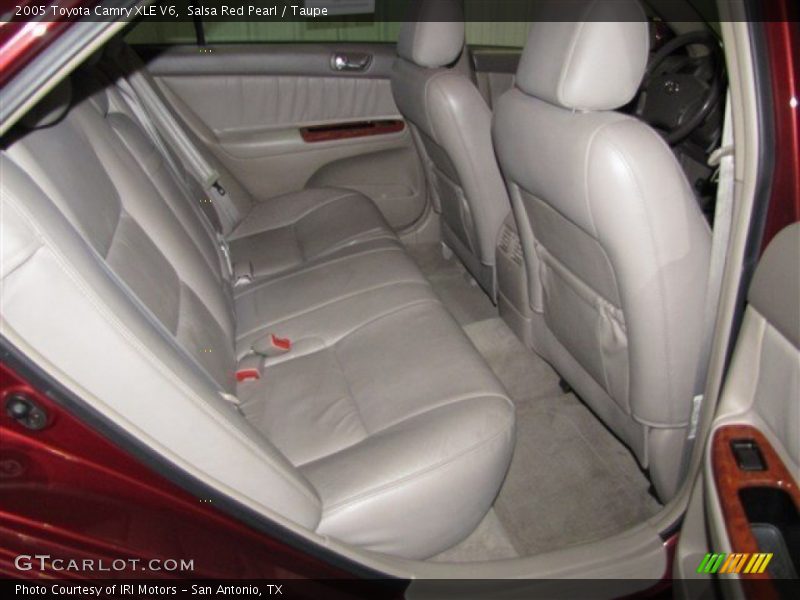 Salsa Red Pearl / Taupe 2005 Toyota Camry XLE V6