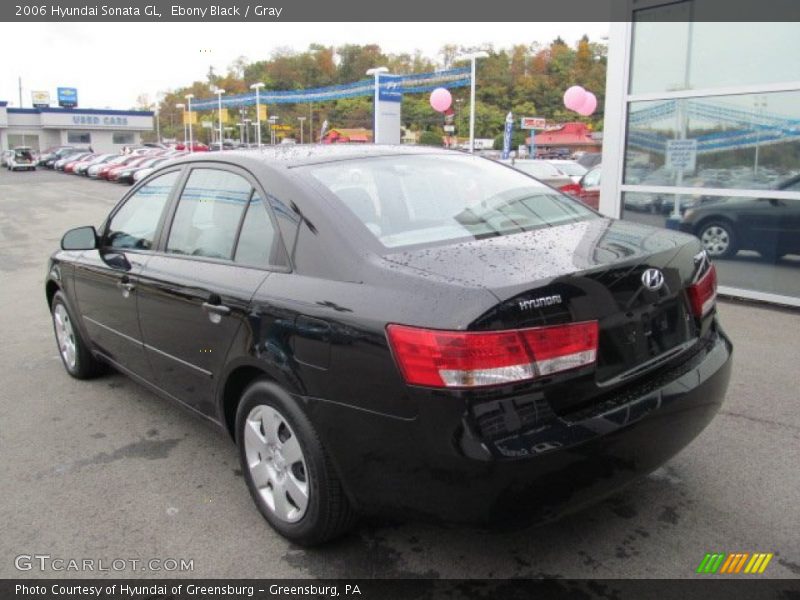 Ebony Black / Gray 2006 Hyundai Sonata GL