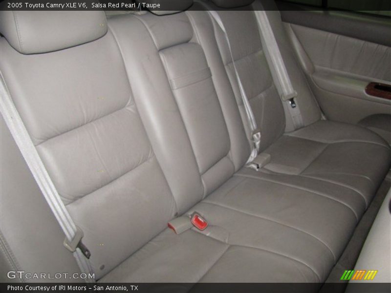 Salsa Red Pearl / Taupe 2005 Toyota Camry XLE V6